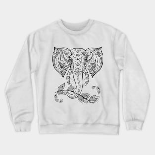 Indian elephant head Crewneck Sweatshirt